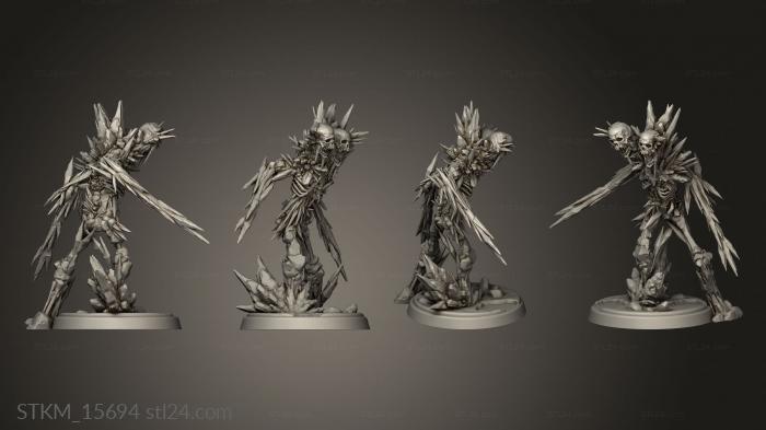 Figurines heroes, monsters and demons (Skeletons Ho rost, STKM_15694) 3D models for cnc