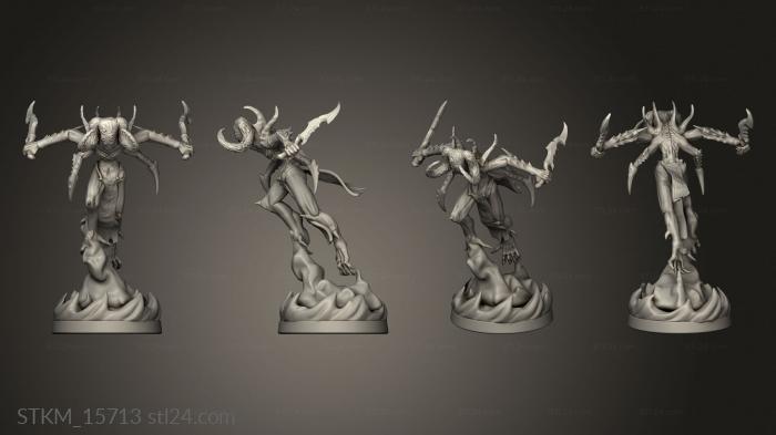 Figurines heroes, monsters and demons (The Dormant God Deceit Fiend, STKM_15713) 3D models for cnc