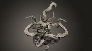 Figurines heroes, monsters and demons (Ruins Madness Nyarlathotep Huge, STKM_15725) 3D models for cnc