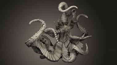 Figurines heroes, monsters and demons (Ruins Madness Nyarlathotep Huge, STKM_15725) 3D models for cnc