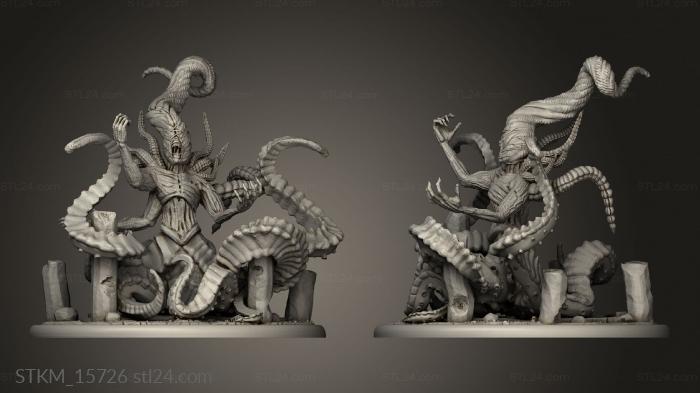 Figurines heroes, monsters and demons (Ruins Madness Nyarlathotep Huge, STKM_15726) 3D models for cnc