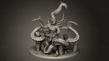 Figurines heroes, monsters and demons (Ruins Madness Nyarlathotep Huge, STKM_15726) 3D models for cnc