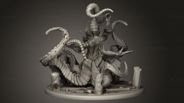 Figurines heroes, monsters and demons (Ruins Madness Nyarlathotep Huge, STKM_15726) 3D models for cnc