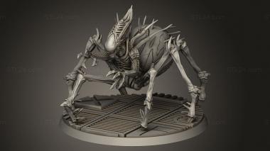 Figurines heroes, monsters and demons (ALIEN BRUTAL LURKER, STKM_15731) 3D models for cnc