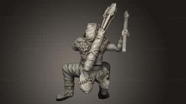 Figurines heroes, monsters and demons (Goblins Goblin Rider, STKM_15736) 3D models for cnc