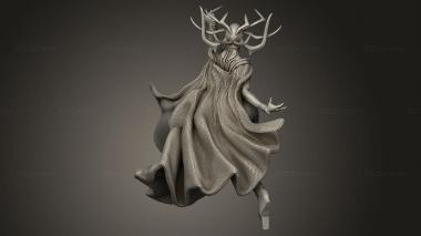 Figurines heroes, monsters and demons (Hela Statue Cape, STKM_15744) 3D models for cnc