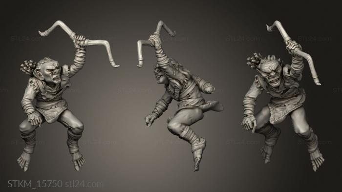 Figurines heroes, monsters and demons (Goblins Goblin Rider, STKM_15750) 3D models for cnc