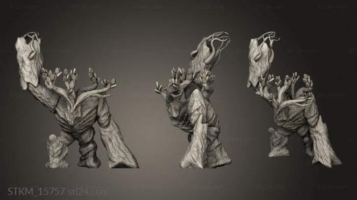 Figurines heroes, monsters and demons (Treant Heavy, STKM_15757) 3D models for cnc