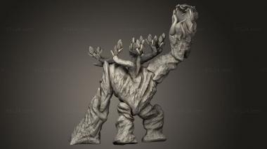 Figurines heroes, monsters and demons (Treant Heavy, STKM_15757) 3D models for cnc