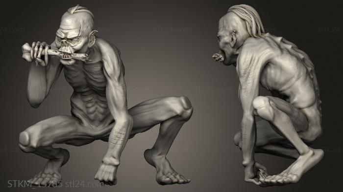 Figurines heroes, monsters and demons (Ghouls ghoul, STKM_15765) 3D models for cnc