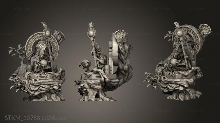 Figurines heroes, monsters and demons (Starseer, STKM_15768) 3D models for cnc