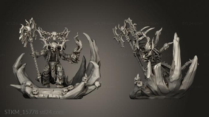 Figurines heroes, monsters and demons (Vultures Horde the harbinger crimson lord, STKM_15778) 3D models for cnc