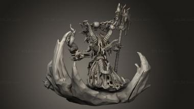 Figurines heroes, monsters and demons (Vultures Horde the harbinger crimson lord, STKM_15778) 3D models for cnc