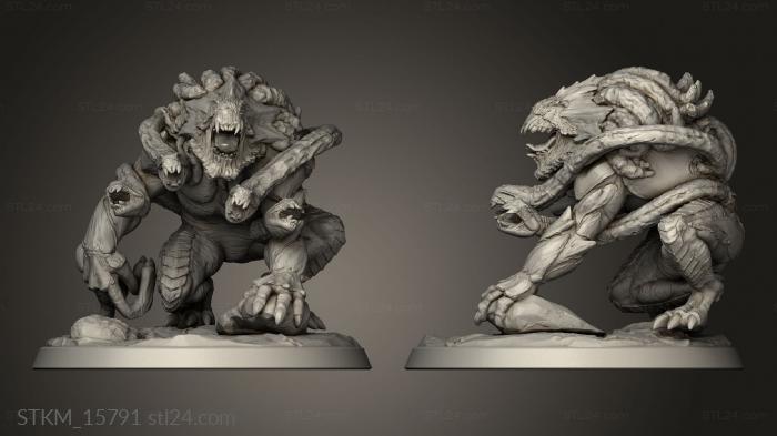 Figurines heroes, monsters and demons (Planar Cruise Lasher, STKM_15791) 3D models for cnc