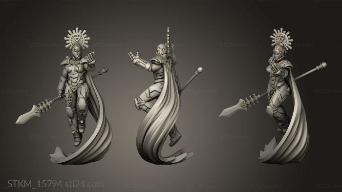 Figurines heroes, monsters and demons (Warhammer Female ISENLAETH, STKM_15794) 3D models for cnc