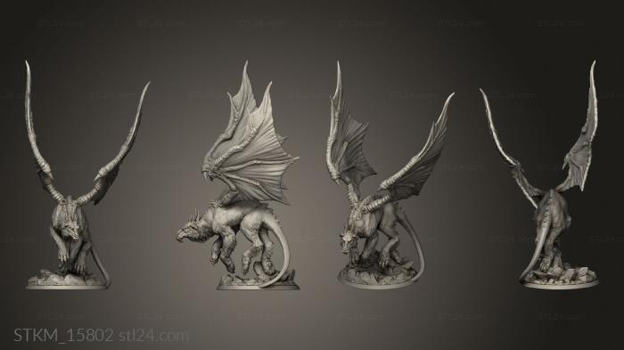 Figurines heroes, monsters and demons (White Werewolf Tavern Drag, STKM_15802) 3D models for cnc