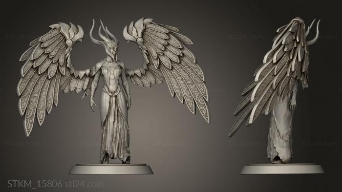 Figurines heroes, monsters and demons (Valkyrie rth Valk, STKM_15806) 3D models for cnc