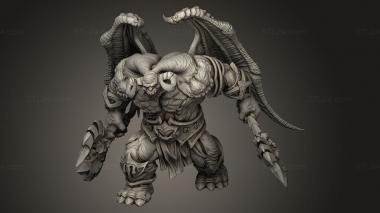 Figurines heroes, monsters and demons (Tome Demons Outworld Crushers, STKM_15807) 3D models for cnc