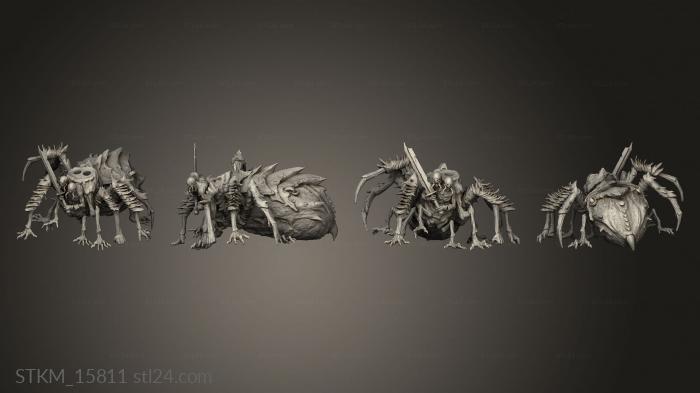 Figurines heroes, monsters and demons (The Remade Fleshsmith Triumvirate, STKM_15811) 3D models for cnc