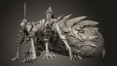 Figurines heroes, monsters and demons (The Remade Fleshsmith Triumvirate, STKM_15811) 3D models for cnc