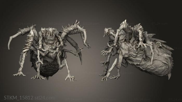 Figurines heroes, monsters and demons (The Remade Fleshsmith Triumvirate, STKM_15812) 3D models for cnc