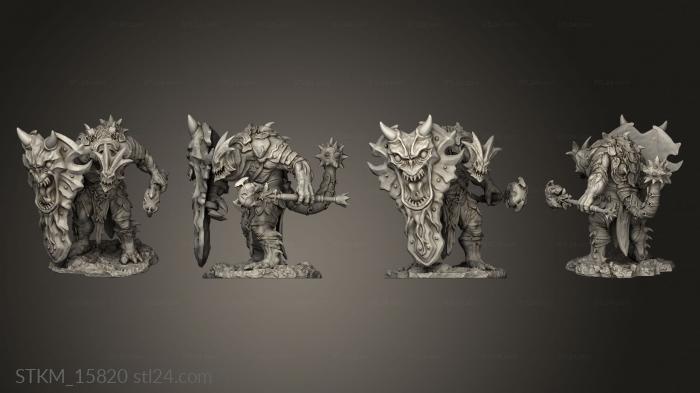 Figurines heroes, monsters and demons (Tome Demons Outworld Vanguard, STKM_15820) 3D models for cnc