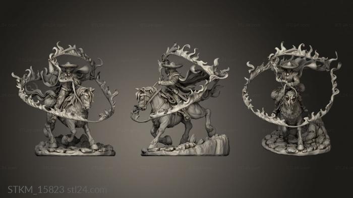 Figurines heroes, monsters and demons (ork Horseman Diego, STKM_15823) 3D models for cnc