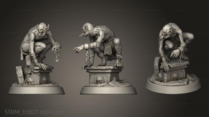 Figurines heroes, monsters and demons (Wight Apocalypse Ghoul, STKM_15827) 3D models for cnc