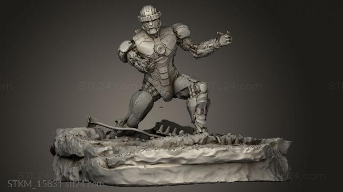 Figurines heroes, monsters and demons (Sentinel diorama, STKM_15831) 3D models for cnc