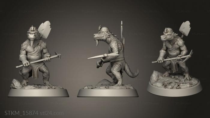 Figurines heroes, monsters and demons (Kobold Miner Its, STKM_15874) 3D models for cnc