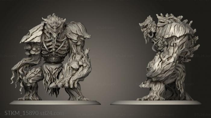 Figurines heroes, monsters and demons (White Werewolf Tavern Mons Trent THROWBACK, STKM_15890) 3D models for cnc