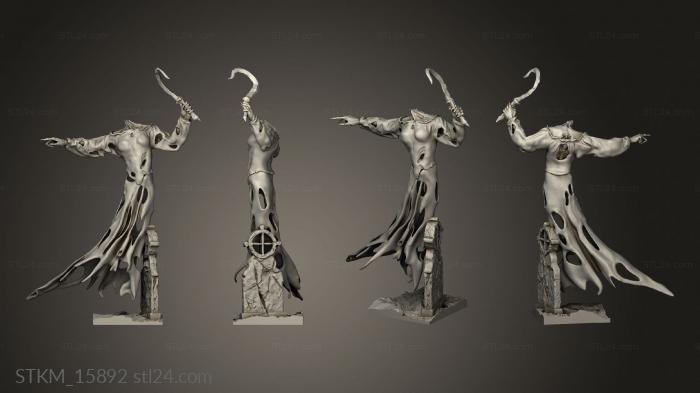 Статуэтки герои, монстры и демоны (Короли-Призраки,Лунные Стражи, STKM_15892) 3D модель для ЧПУ станка