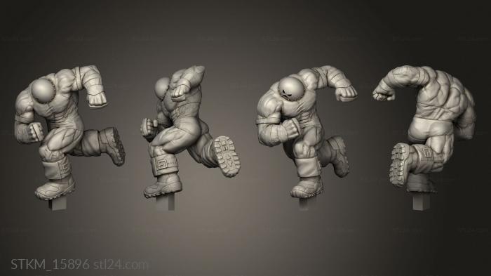 Figurines heroes, monsters and demons (Sentinel Juggernaut, STKM_15896) 3D models for cnc