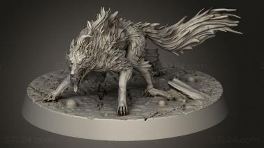 Figurines heroes, monsters and demons (Set Seeing Canid, STKM_15899) 3D models for cnc