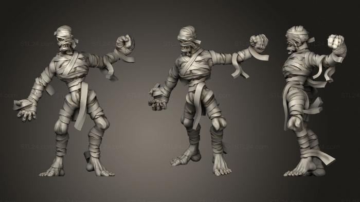 Figurines heroes, monsters and demons (Across the Realms Mummy, STKM_1590) 3D models for cnc