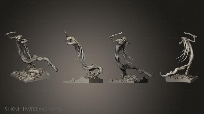 Figurines heroes, monsters and demons (Wraith Kings Spirits the Crypt Spirit, STKM_15903) 3D models for cnc