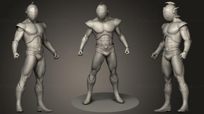 Figurines heroes, monsters and demons (Actarus 2, STKM_1591) 3D models for cnc