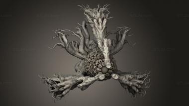 Figurines heroes, monsters and demons (Shub Niggurath Antler, STKM_15917) 3D models for cnc