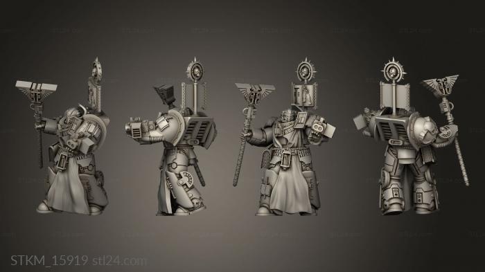Figurines heroes, monsters and demons (Grey Knights Gobo The Fraggle library master titan LIBRARIAN TERMINATOR, STKM_15919) 3D models for cnc