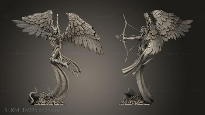 Figurines heroes, monsters and demons (Amora Avatar Cupid Succubus, STKM_15925) 3D models for cnc