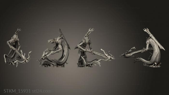 Figurines heroes, monsters and demons (Silent Executioner, STKM_15931) 3D models for cnc