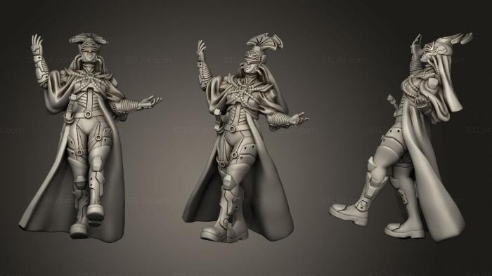 Статуэтки герои, монстры и демоны (Религиозный лидер Аделеки, STKM_1594) 3D модель для ЧПУ станка