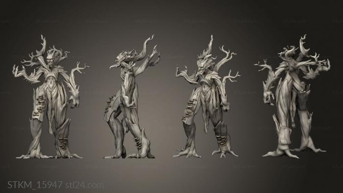 Figurines heroes, monsters and demons (Tales Yaga moors Leshii, STKM_15947) 3D models for cnc