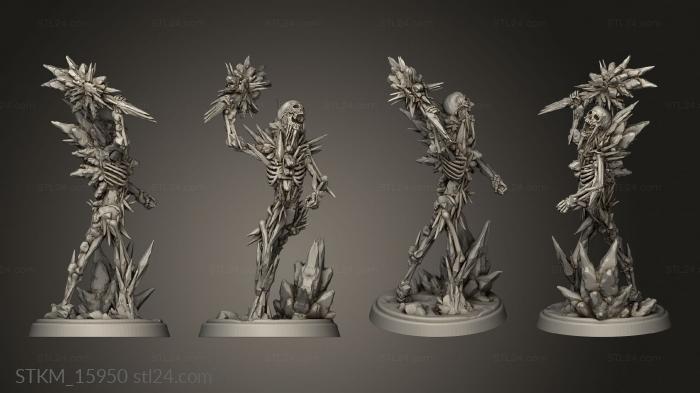 Figurines heroes, monsters and demons (Skeletons Ho rost, STKM_15950) 3D models for cnc