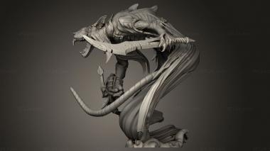 Figurines heroes, monsters and demons (Sneaky Stabber Distance, STKM_15959) 3D models for cnc