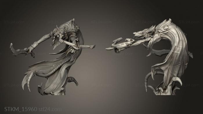 Figurines heroes, monsters and demons (Sneaky Stabber Distance, STKM_15960) 3D models for cnc