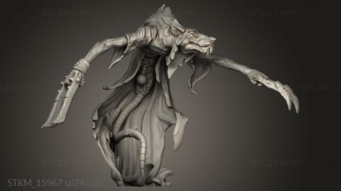 Figurines heroes, monsters and demons (Sneaky Stabber Melee, STKM_15967) 3D models for cnc