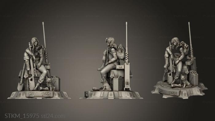 Figurines heroes, monsters and demons (sniper wolf gkhell boot, STKM_15975) 3D models for cnc