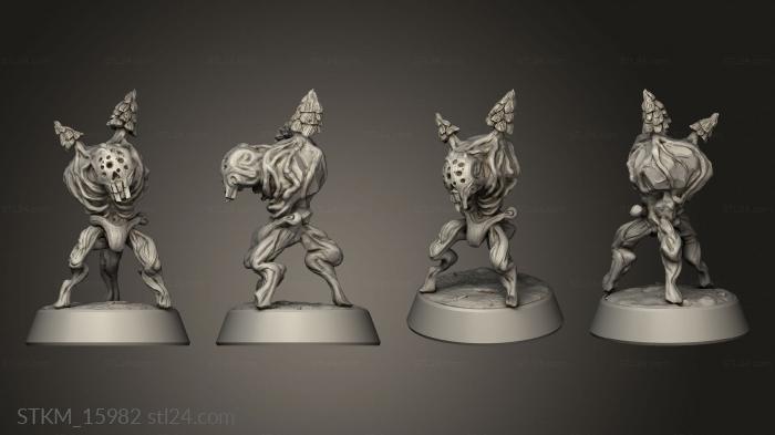 Figurines heroes, monsters and demons (Snowy Mountain Summit Druid Familiar, STKM_15982) 3D models for cnc