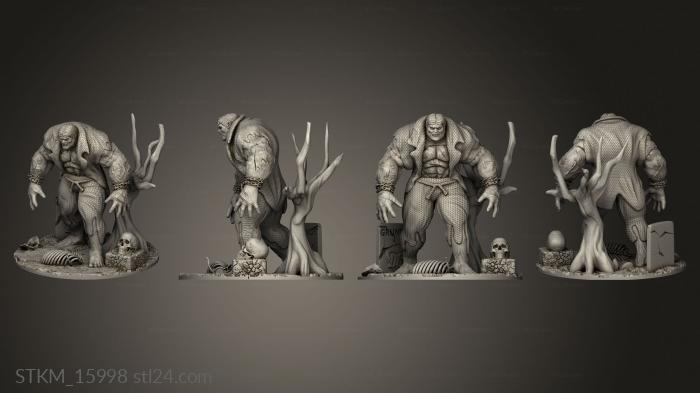 Статуэтки герои, монстры и демоны (Соломон гранди соломоновы ножки, STKM_15998) 3D модель для ЧПУ станка